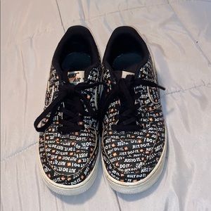 nike air force 1 black